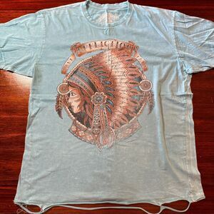Affliction Inked Shirt Size 2X American Tattoo Grunge MallGoth Cyber Y2K Indian